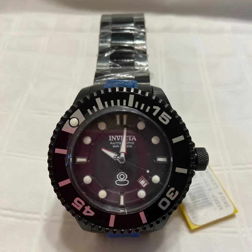 Invicta Pro Diver Automatic Mens Watch - 47mm Stainless Steel Case, Stainless St